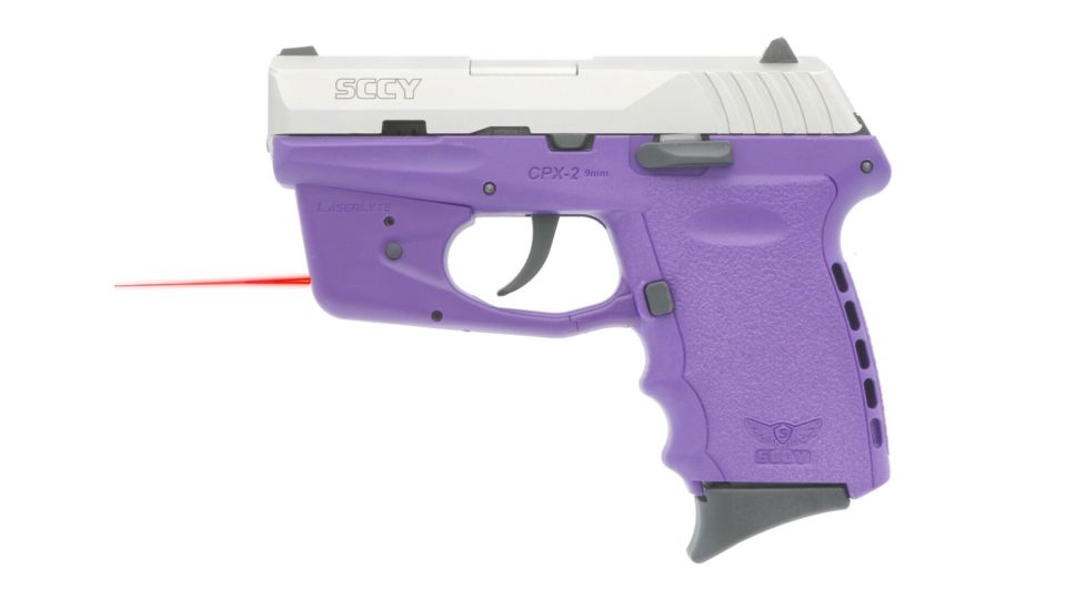 LaserLyte Laser Sight Trainer SCCY CPX 1 &amp; 2, Teal/Purple/Grey, UTA-JR