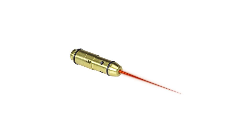 LaserLyte Laser Trainer Pistol Cartridge, .380 Caliber, Brass, LT-380