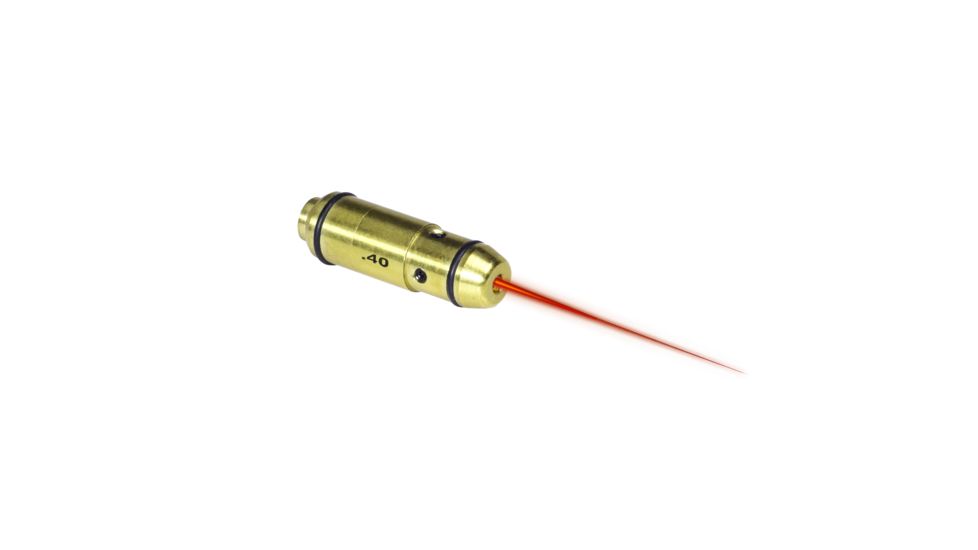 LaserLyte Laser Trainer Pistol Cartridge, .40 Smith&amp;Wesson, Brass, LT-40