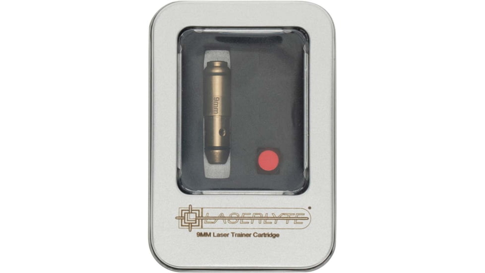 LaserLyte Steel Tyme Laser Cartridge Kit, 9MM Laser, Target, Red/Black, 9 x 19, 1215345