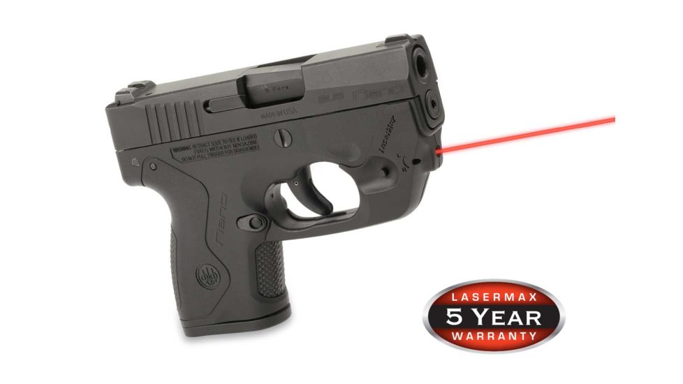 Lasermax CenterFire Red Laser Sight for Beretta Nano CF-NANO