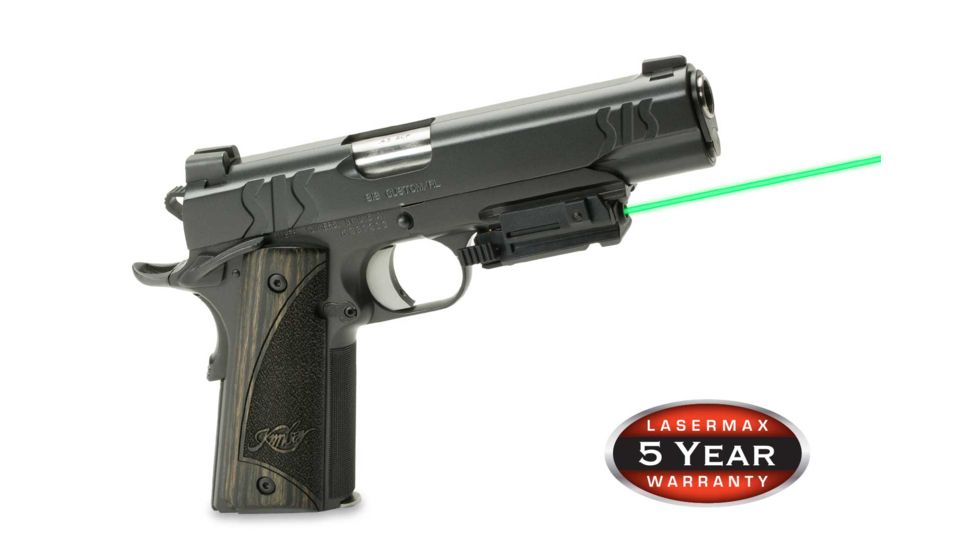 LaserMax Uni-Max Picatinny Rail Mounted Lasersight, Green LMS-UNI-G