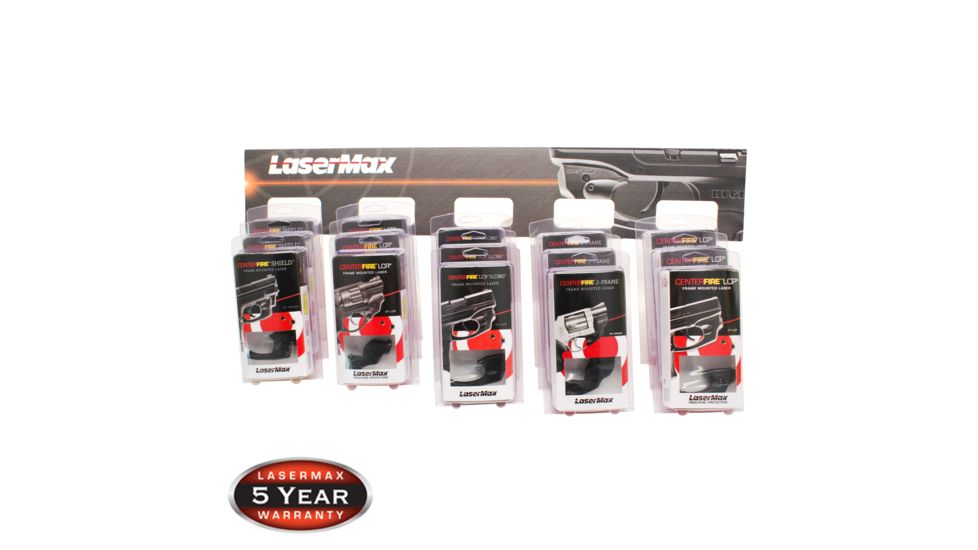 LaserMax CenterFire Best Seller Pack, 8.5in. W x 5in. H x 30.5in. D 196706