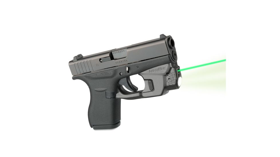 LaserMax CenterFire Gripsense Light &amp; Green Laser, Glock 42/43, Black, CF-G4243-C-G
