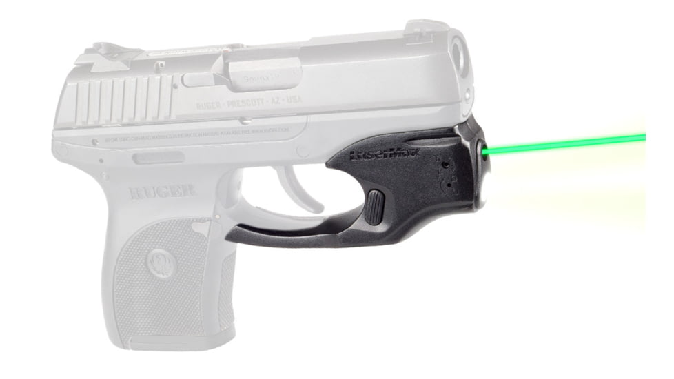 LaserMax CenterFire Gripsense Light &amp; Green Laser, Ruger LC9/LC380/LC9S, Black, CF-LC9-C-G