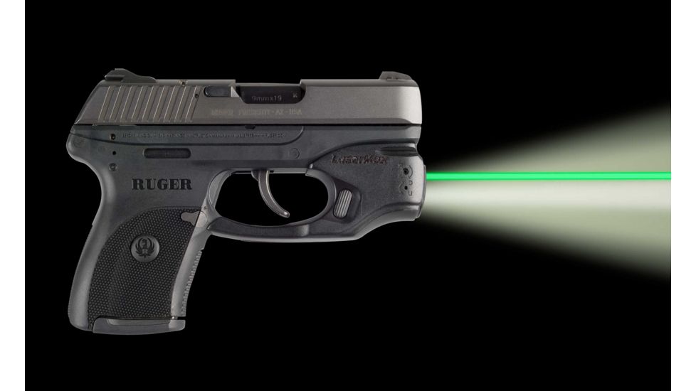 LaserMax CenterFire Gripsense Light &amp; Green Laser, Ruger LC9/LC380/LC9S, Black, CF-LC9-C-G