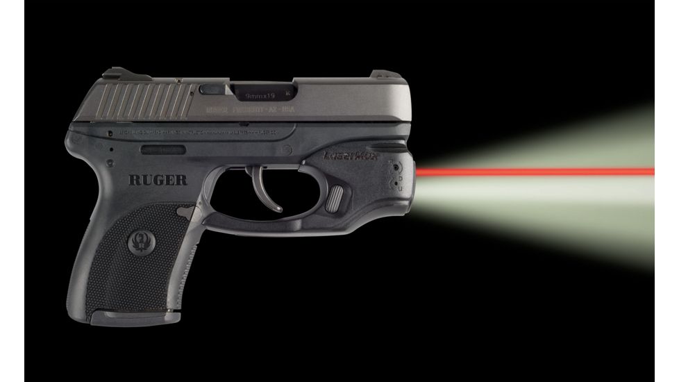 LaserMax CenterFire Gripsense Light &amp; Red Laser, Ruger LC9/LC380/LC9S, Black, CF-LC9-C-R