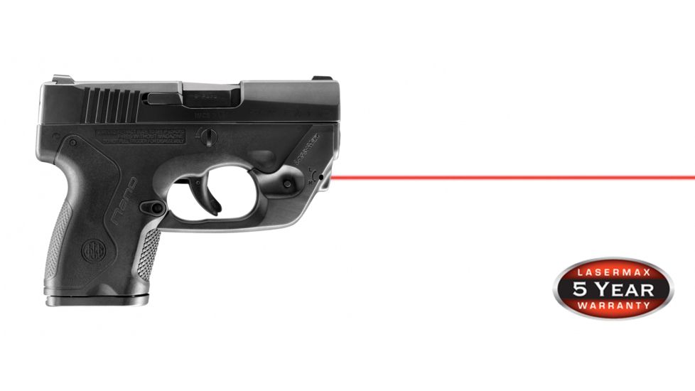 Lasermax CenterFire Red Laser Sight for Beretta Nano CF-NANO
