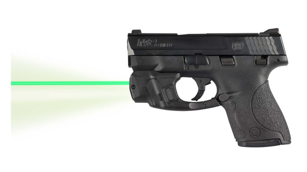 LaserMax CenterFire Gripsense Light &amp; Green Laser, S&amp;W Shield 9mm, .40 cal, Black, CF-SHIELD-C-G