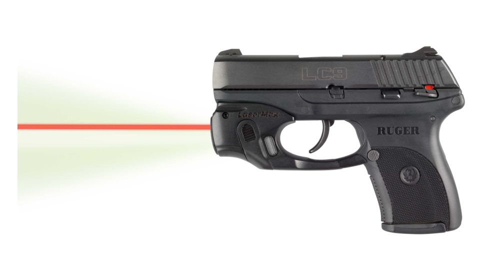 LaserMax CenterFire Gripsense Light &amp; Red Laser, Ruger LC9/LC380/LC9S, Black, CF-LC9-C-R