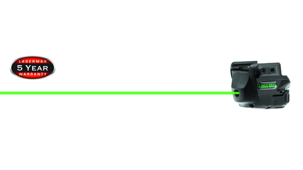 LaserMax Genesis Rechargeable Green Laser Sight, Black - LMS-GEN