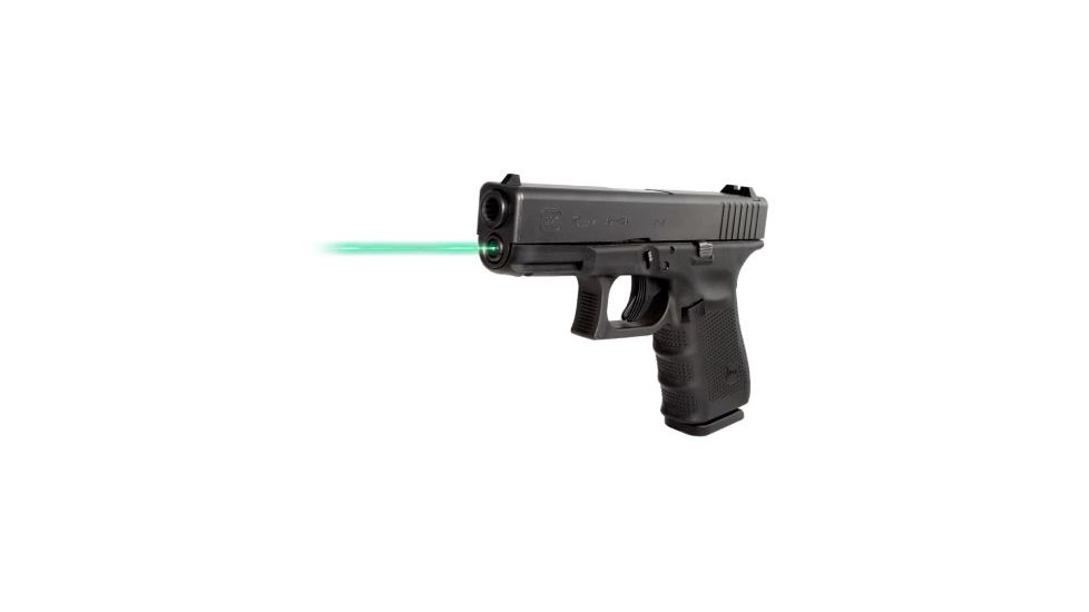 LaserMax Guide Rod Red Laser Sight For Glock 19, Generation 4, Green, LMS-G4-19G