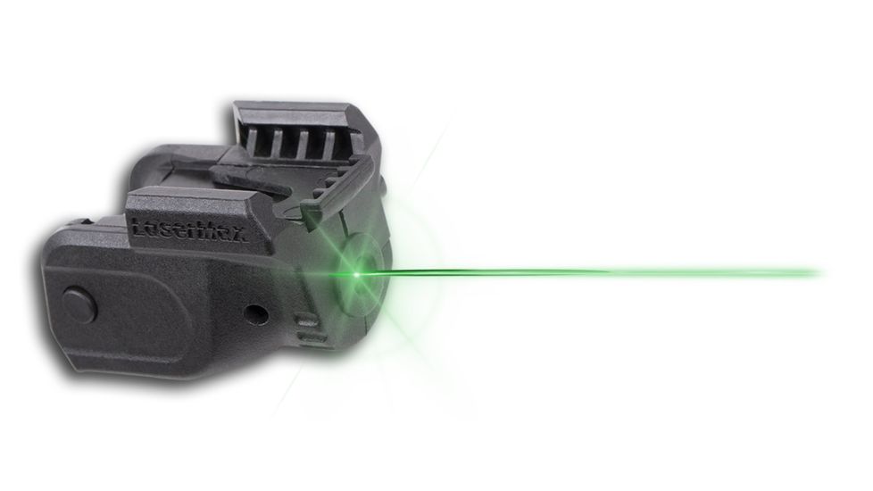 LaserMax Lightning Rail Mounted Laser Sight, GripSense Activation, 5mW Green Laser, Black, GS-LTN-G