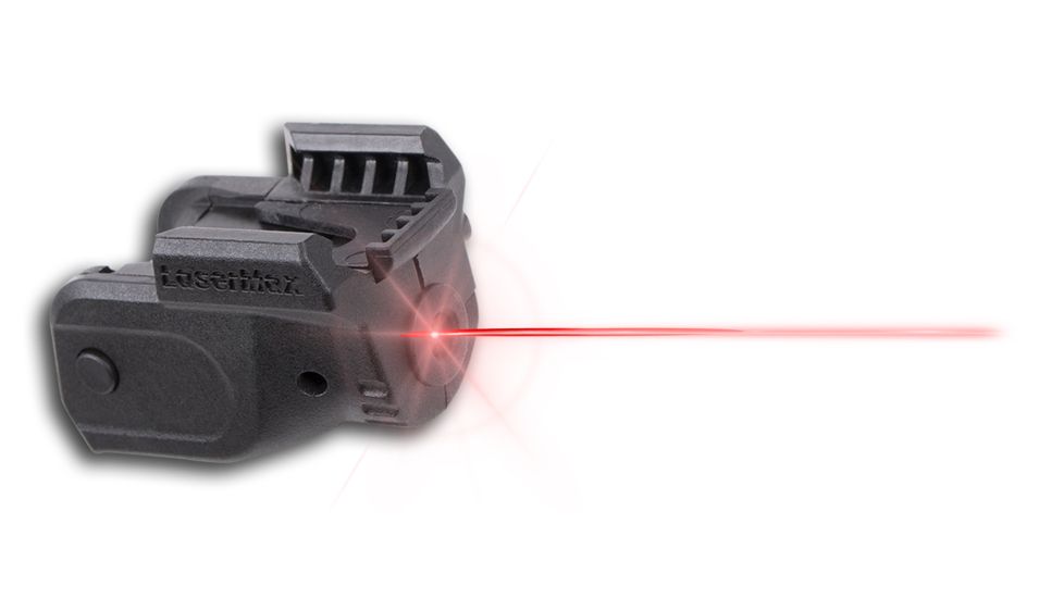 LaserMax Lightning Rail Mounted Laser Sight, GripSense Activation, 5mW Red Laser, Black, GS-LTN-R