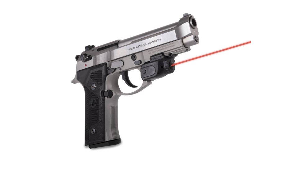 LaserMax Lightning Rail Mounted Laser Sight, GripSense Activation, 5mW Red Laser, Black, GS-LTN-R