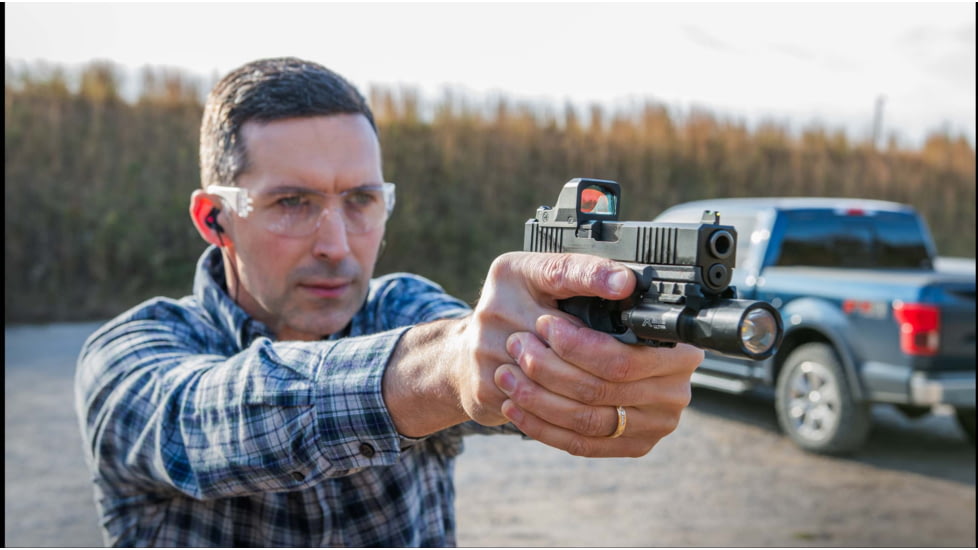 LaserMax Compact Reflex Red Dot Sight  3 MOA Red Dot, Matte Black, LMCRDS