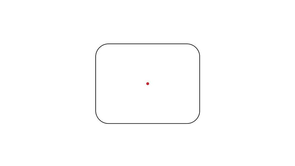 LaserMax Enclosed Reflex Red Dot Sight, 3 MOA Red Dot Reticle, Matte Black, LMERDS