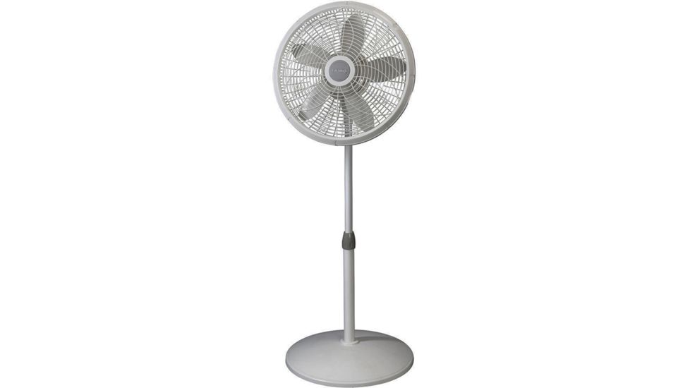 LASKO 18in 3-Speed Adjustable Elegance &amp; Performance Pedestal Fan, White 1820