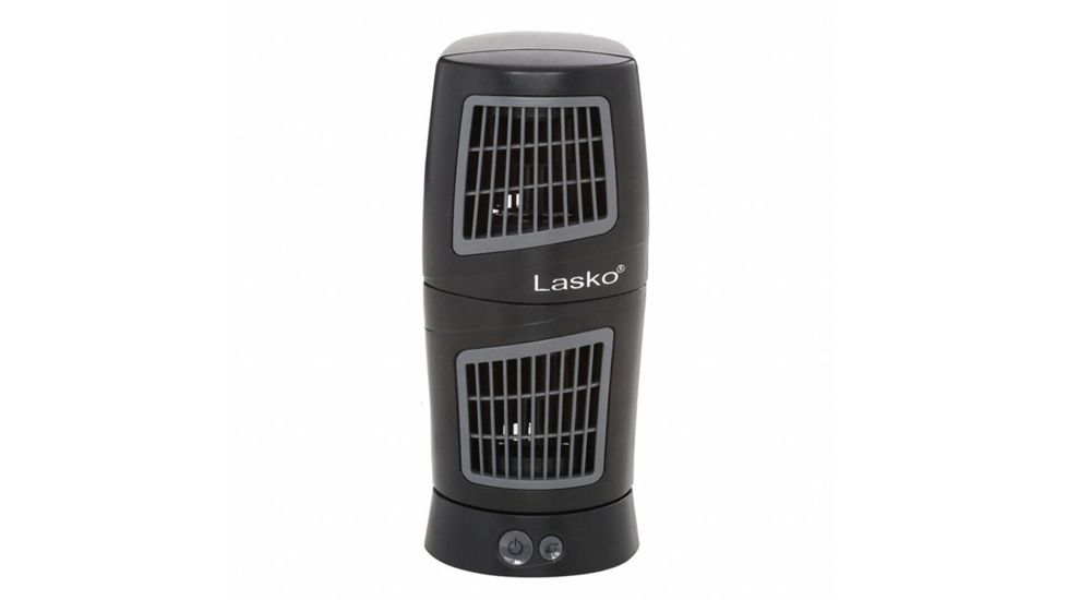 LASKO Twist-Top 3-Speed Tower Fan, Black 4911