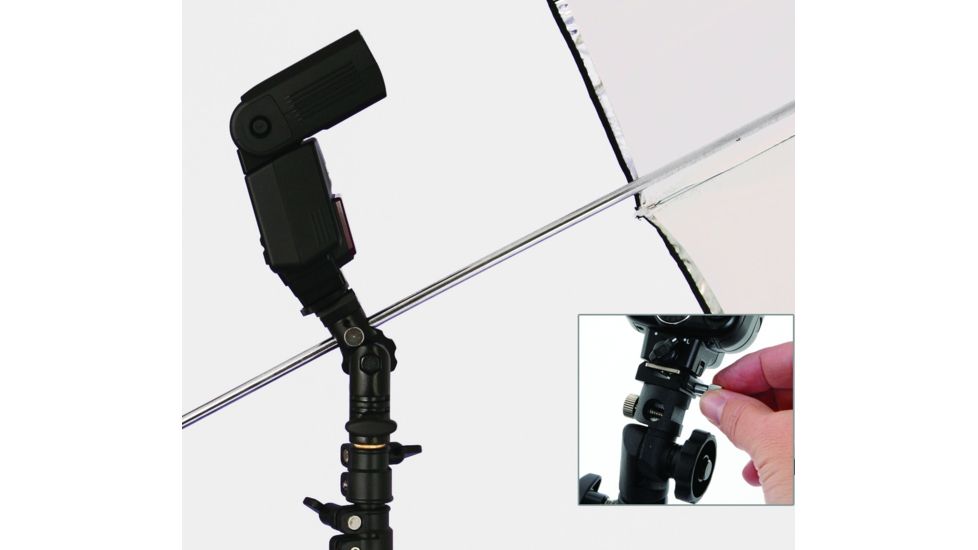 Lastolite 40in Umbrella w/026 Tilt Head Bracket and 1051BAC Stand LL LU2474