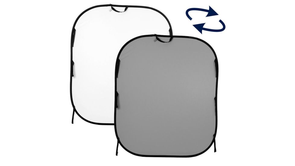 Lastolite 5inx6in Collapsible White / Mid Grey LL-LB56GW