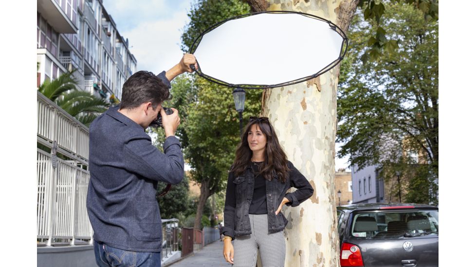 Lastolite Camera Lighting Equipment HaloCompact Diffuser 82cm 2 Stop LL LR3301