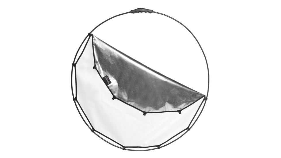 Lastolite Camera Lighting Equipment HaloCompact Reflector, Silver/White, 82cm LL LR3300