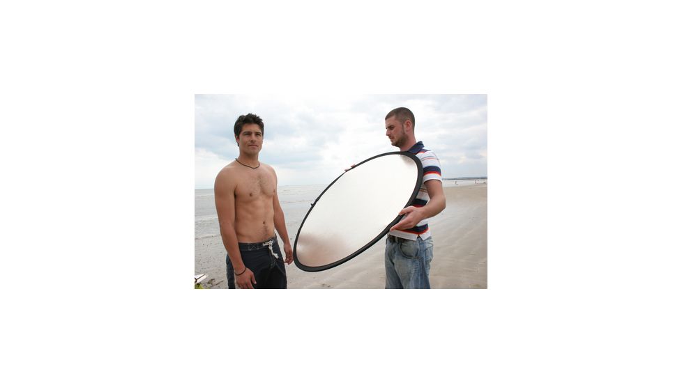 Lastolite Camera Lighting Equipment Lastolite 48" Collapsible Reflector - Sunfire/Silver LL-LR4836