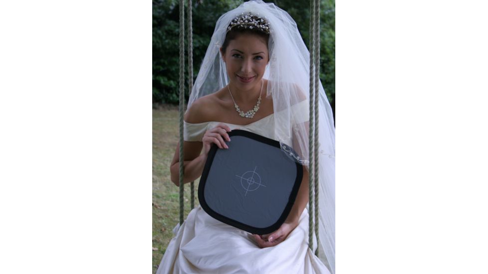 Lastolite Camera Lighting Equipment Ezybalance Grey/white Card 12&quot; in Use