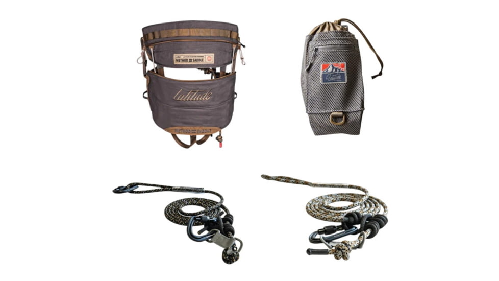 Latitude Outdoors Method 3 Saddle Starter Kit, Grey, Regular, SSK-M3-REG-SK