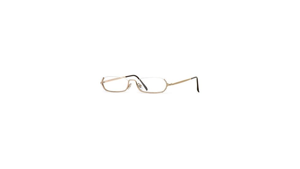 Laura Ashley Christal SELA CHRI00 Eyeglass Frames - Gold SELA CHRI005245 GO