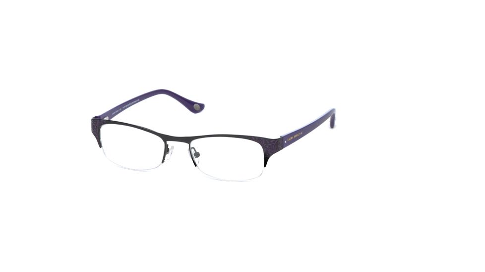 Laura Ashley Harper SELA HARP00 Eyeglass Frames - Black SELA HARP005035 BK