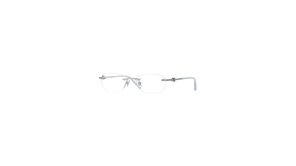 Laura Ashley Jodie SELA JODI00 Single Vision Prescription Eyewear - Pearl Blue SELA JODI005030 SV