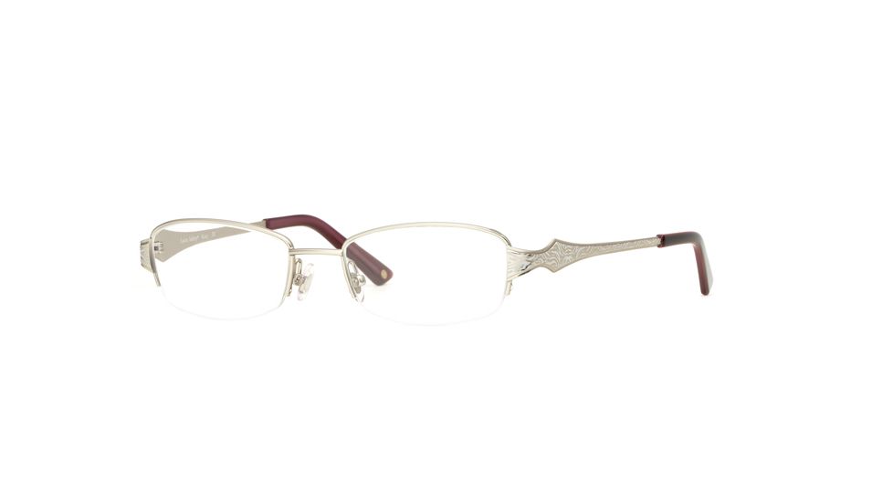 Laura Ashley Kacy SELA KACY00 Progressive Prescription Eyeglasses - Platinum SELA KACY005135 SV