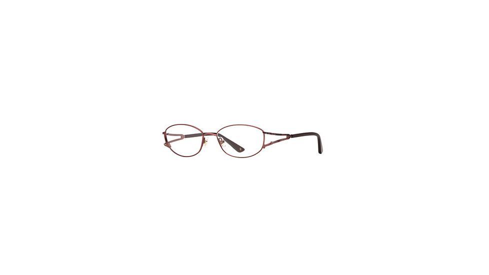 Laura Ashley Laurel SELA LAUR00 Eyeglass Frames - Burgundy SELA LAUR005335 BUR