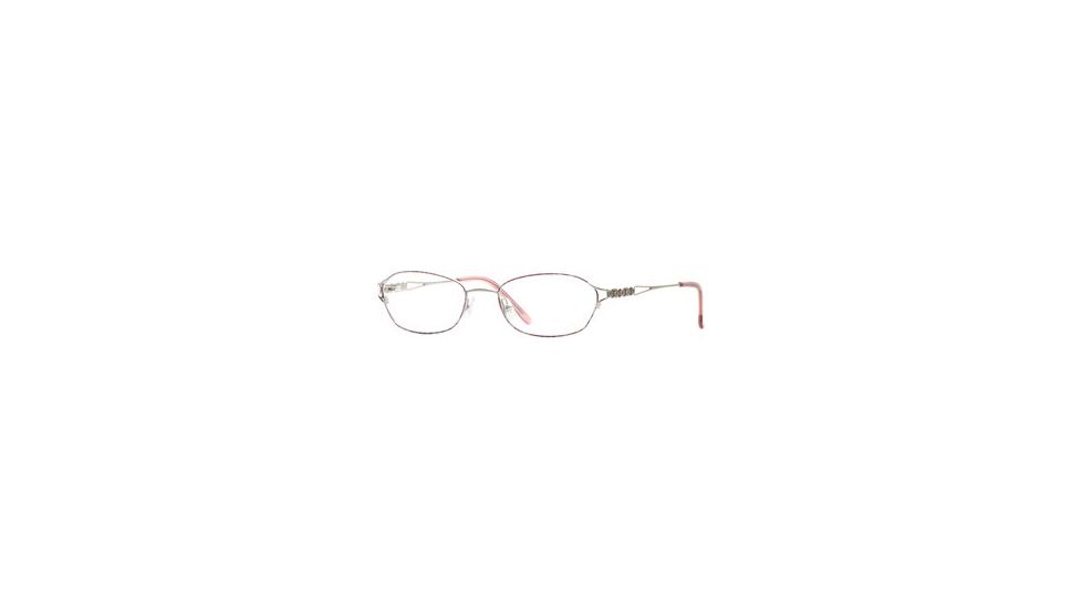 Laura Ashley Lucille SELA LUCI00 Bifocal Prescription Eyeglasses - Pink Silver SELA LUCI005335 PK