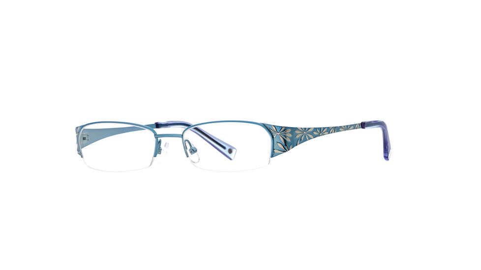 Laura Ashley Millie SELA MILL00 Progressive Prescription Eyeglasses - Teal SELA MILL005035 BL