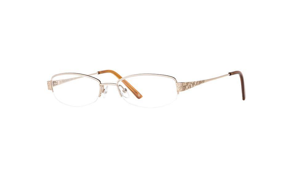 Laura Ashley Nelly SELA NELL00 Eyeglass Frames - Gold Glow SELA NELL005135 GO
