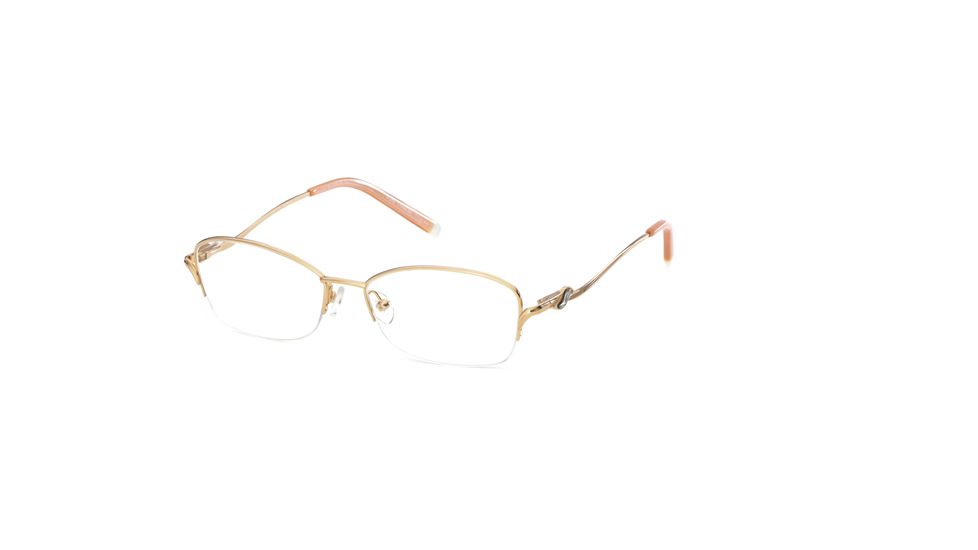 Laura Ashley Tamora SELA TAMO00 Eyeglass Frames - C4 - Gold SELA TAMO005335 GO