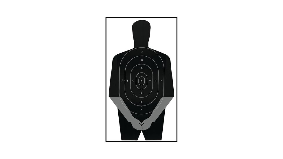 Law Enforcement Targets Politically Incorrect Gag Target, Pack of 100, 23x35, PIC-06