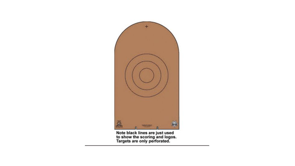Law Enforcement Targets NRA D-1 Cardboard Bianchi Cup Tombstone 100 Per Case
