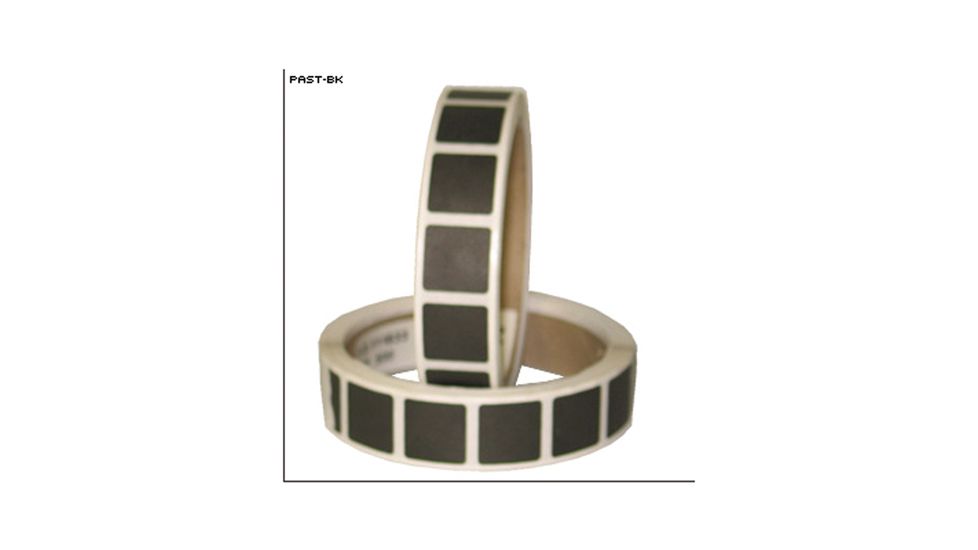 Law Enforcement Targets Self-Adhesive Target Pasters 3/4 Inch Square Black 500 Per Roll