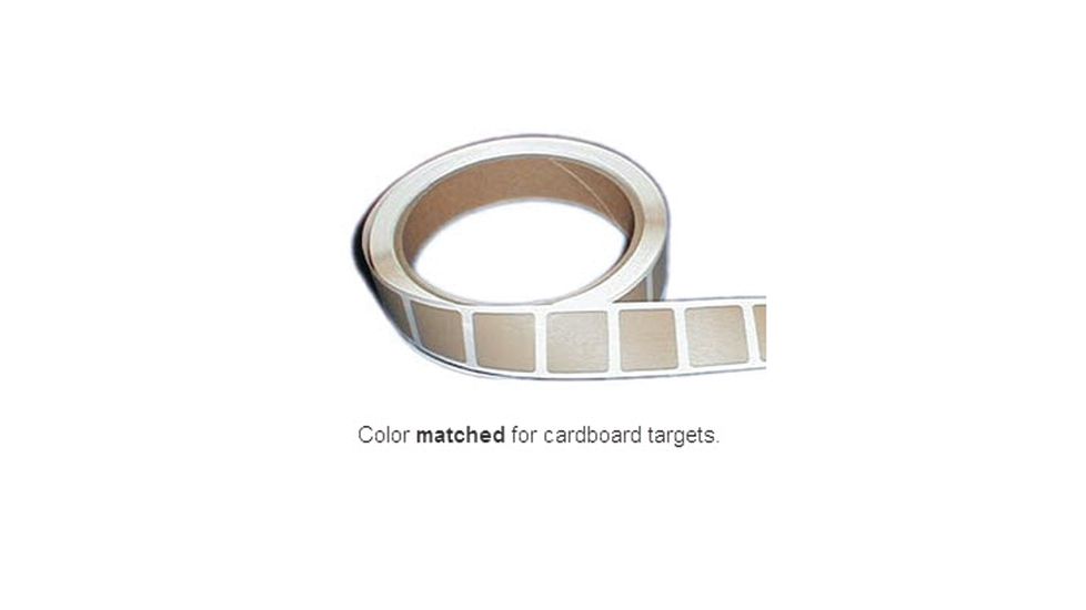 Law Enforcement Targets Self-Adhesive Target Pasters 3/4 Inch Square Brown 500 Per Roll