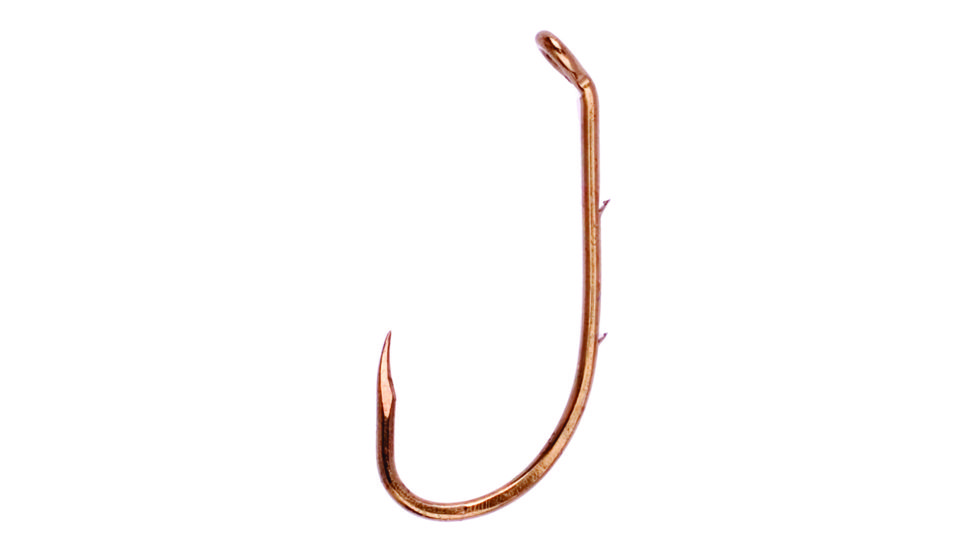 Lazer Sharp Baitholder Hook,Barbless,Catch and Release,Offset,Down Eye,Two Slices,Forged,G-Pack Hooks L181BG-10