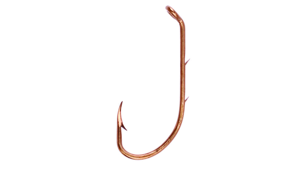 Lazer Sharp Baitholder Hook,Offset,Down Eye,Two Slices,Forged,G-Pack Hooks L181G-1