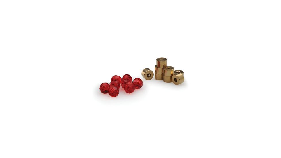 Lazer Sharp Brass Clackers and Glass Beads Assortment LCLKASST1