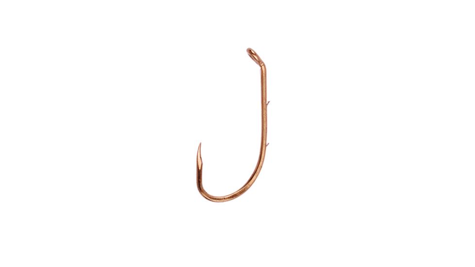 Lazer Sharp Baitholder Hook,Barbless,Catch and Release,Offset,Down Eye,Two Slices,Forged,G-Pack Hooks L181BG-10