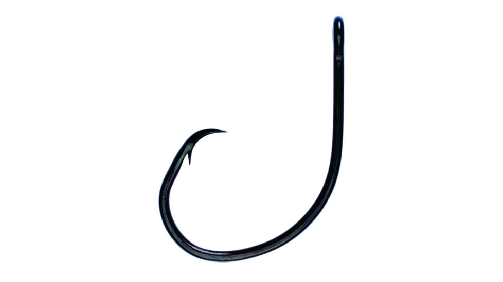 Lazer Sharp Circle Sea Hook,Billfish Endorsed,Wide Gap,Non-Offset,Ringed Eye,Light Wire,Forged Point,Platinum Black Plus,G-Pack Hooks L2004ELFH6/0