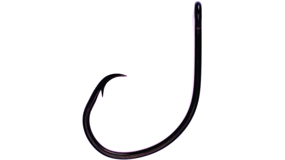 Lazer Sharp Circle Sea Hook, Billfish Endorsed, Wide Gap, Non-Offset, Ringed Eye, Light Wire, Forged Point, Platinum Black Plus, G-Pack Hooks L2004ELG-7/0