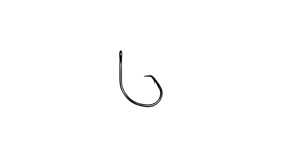 Lazer Sharp Circle Sea Hook, Billfish Endorsed, Wide Gap, Non-Offset, Ringed Eye, Light Wire, Forged Point, Platinum Black Plus, U-Pack Hooks L2004ELU-7/0